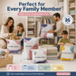 🧳No‑Pump Vacuum Storage Bags – Press & seal, no pump needed. Saves 80% space, keeps clothes dry & dust‑free. Perfect for bulky bedding & off‑season gear. 🛏️🗄️