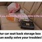Multifunctional Car Seat Back Storage Box