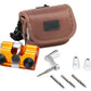 Manual chain sharpener for chainsaws