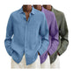 2024 Men's Linen Long Sleeve Shirt